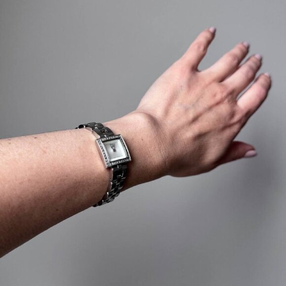 Vintage ESQ by Movado Venture Women’s Stainless Steel Watch with Square White Di - Picture 8 of 8